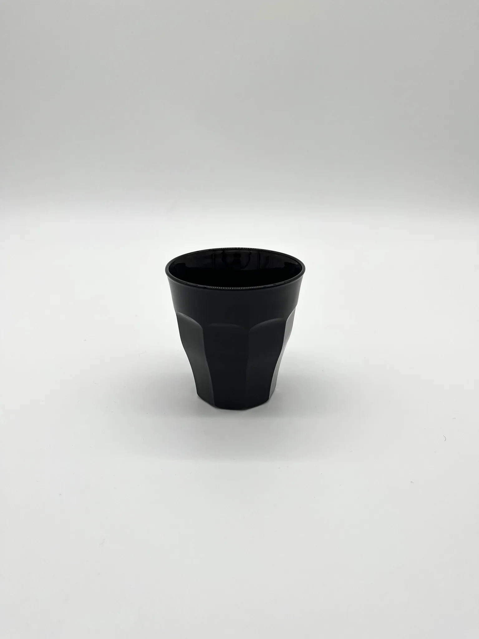 Black Glass Tumbler - Set of 6